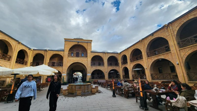 Beypazarı Suluhan Nasuh Paşa Hanı'nda hafta sonu yoğunluğu! Esnaf hareketlilikten memnun
