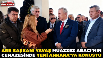 ABB Başkanı Yavaş, Muazzez Abacı'nın cenazesinde Yeni Ankara'ya konuştu! "Bir devlet sanatçısı, başımız sağ olsun"