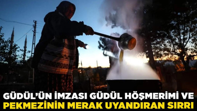 Yavaş şehrin hızlı lezzetleri: Güdül'ün imzası Güdül höşmerimi ve pekmezinin merak uyandıran sırrı