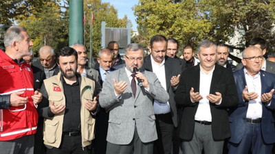 Çubuk’tan Gazze’ye Yardım Tırı Uğurlandı