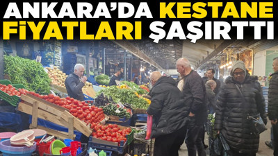 Ankara'da kestane fiyatları şaşırttı! Başkentliler Ulus Hali’ne akın etti