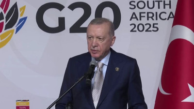 G20 Zirvesi'nde Erdoğan'dan dünyaya sert mesaj: "Gazze soykırımının faili Netanyahu'dur!"