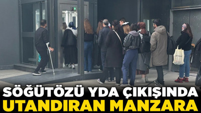 Allah kimseyi bu duruma düşürmesin! Söğütözü YDA çıkışında utandıran manzara