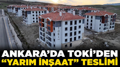 Ankara'da TOKİ'den "yarım inşaat" teslimi! İYİ Partili Yüksel Arslan isyan etti