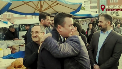 Gökçek'e Pursaklar desteği: Pazar yerinde vatandaşlardan "sinmeyin" çağrısı