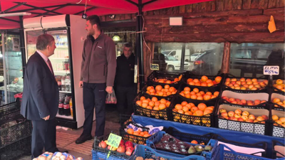 Elmadağ Kaymakamı Çaykara sahaya indi! Sanayiciden esnafa, yaşlıdan gence herkesle buluştu