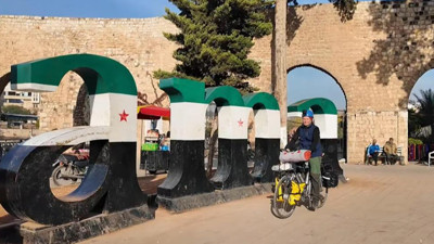 Türkiye'den umreye bisiklet yolculuğu! 24 gündür yollarda!