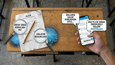 Adaylar isyan etti! ALES sorularında yapay zeka şüphesi mi var?