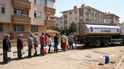 Çok sayıda ilçede dev su kesintisi! Ankara'da sular ne zaman gelecek?