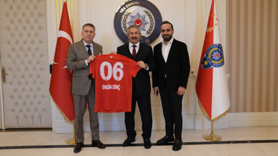 Gençlerbirliği’nden Ankara İl Emniyet Müdürü Dinç’e ziyaret