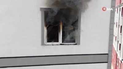 Kırıkkale'de bir anne çocuklarını kurtarmak için gözünü kırpmadan yangına daldı!