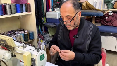 Çubuk’ta yıllara meydan okuyan terzi: Adem Koz mesleğini bırakmadı