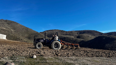 Kızılcahamam’da son cemreyle tarlalarda bahar mesaisi başladı