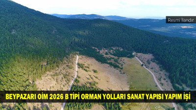 BEYPAZARI OİM 2026 B TİPİ ORMAN YOLLARI SANAT YAPISI YAPIM İŞİ
