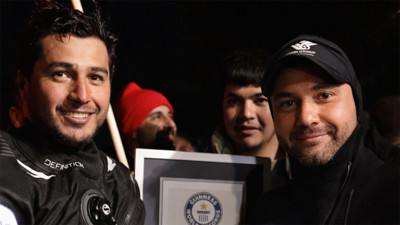 Çanakkale'de dünya rekoru: Mazlum Kibar 36 saat su altında kaldı!