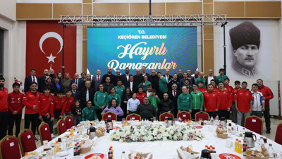 Keçiören’de ramazanın finali: 450 bin kişi iftar sofralarında buluştu