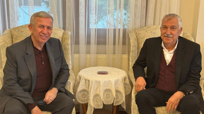 Mansur Yavaş’tan Zeydan Karalar’a geçmiş olsun ziyareti