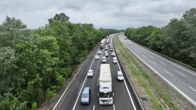 Ankara'da sürücülere uyarı: Polatlı-Ankara yolunda bu nokta trafiğe kapatıldı