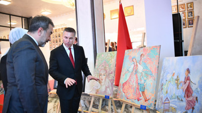 Rusya Günü resepsiyonu Ankara'da yapıldı: Sürpriz koro detayı