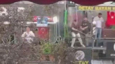 Ankara'nın göbeğinde sopalı kavga: Sandalyeler havada uçuştu