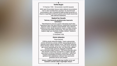 Tarihte bugün Ankara: 13 Haziran'ın unutulmaz olayları