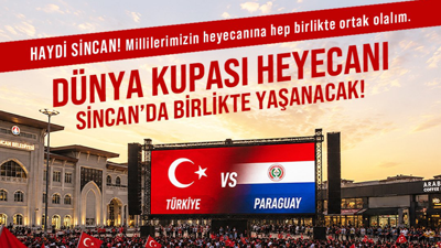 Sincan'da millî heyecan: Türkiye-Paraguay maçı birlikte izlenecek