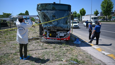 Ankara'da EGO Otobüsü Kaza Yaptı: 1 Kişi Öldü, 9 Kişi Yaralandı