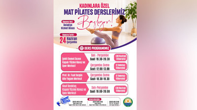 Gölbaşı Belediyesi pilates kursu kayıtları 24 Haziran'da başlıyor