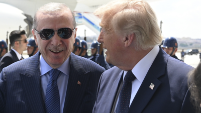 Erdoğan-Trump buluşmasının en özel kareleri burada! Ankara'dan renkli kareler