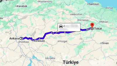 Ankara Tokat arası kaç saat sürüyor, kaç km?