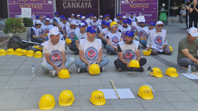 Madencilerin hak mücadelesi Sakarya Caddesi’ne taşındı! Baret sesleri Ankara’da yankılandı
