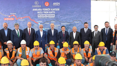 Bakan Uraloğlu inceledi: Ankara-Kayseri YHT hattında sona doğru…