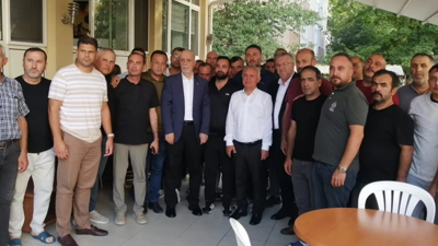 TÜRK-İŞ Genel Başkanı Ergün Atalay madencilerle buluştu