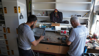 Gölbaşı Belediyesi'nden tasarruf hamlesi: Kendi üretiyor, kendi onarıyor!