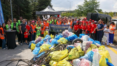 Çankaya'da Dünya Temizlik Günü etkinliği: TOKİ Hatıra Ormanı'nda 226 poşet atık toplandı