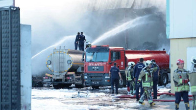 Ankara’da korkutan yangın! Plastik atık merkezi alev alev yanıyor