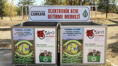 Çankaya'da geri dönüşüm hamlesi: 124 mahallede bin 458 atık noktası!