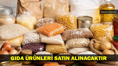 GIDA ÜRÜNLERİ SATIN ALINACAKTIR