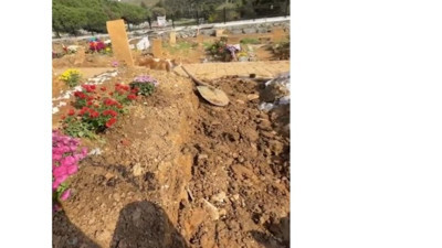 Mezarlık başında tüyleri diken diken eden olay
