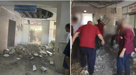 Denizli Devlet Hastanesinin Tavanı Çöktü - Resim: 3