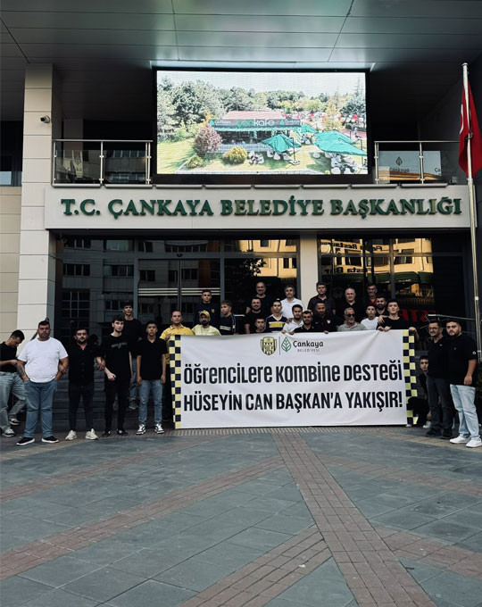 Ankaragücü taraftarlarının son durağı Çankaya Belediyesi oldu