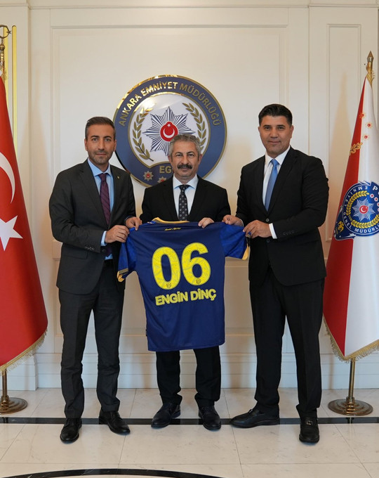 Ankaragücü’nden Ankara İl Emniyet Müdürü’ne ziyaret