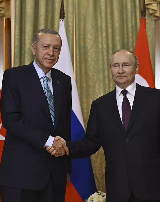 Cumhurbaşkanı Erdoğan, Rusya Devlet Başkanı Putin ile görüştü