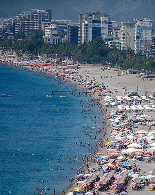 Antalya günlük ziyaretçi sayısında yeni rekora imza attı