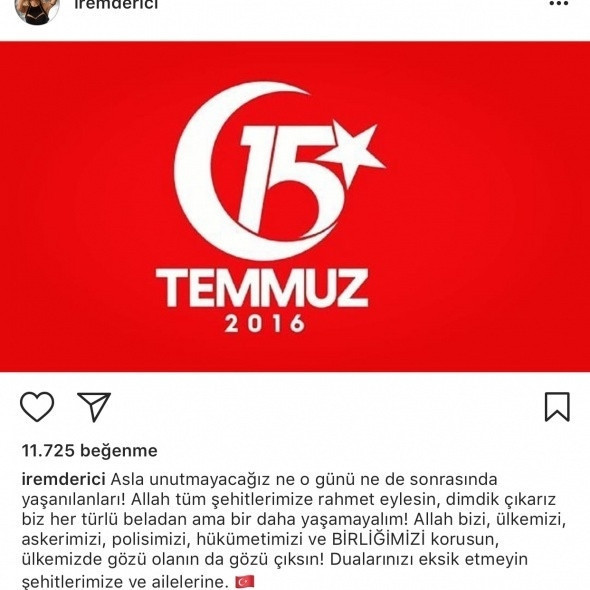 Ünlüler '15 Temmuz'u unutmadı - Resim: 5