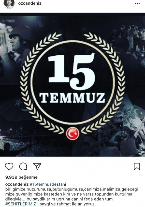 Ünlüler '15 Temmuz'u unutmadı - Resim: 14