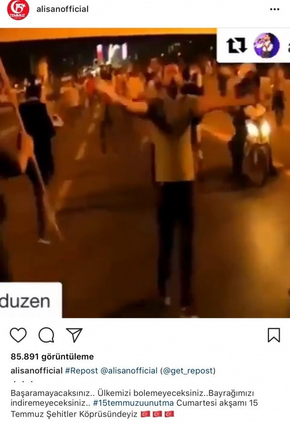 Ünlüler '15 Temmuz'u unutmadı - Resim: 7