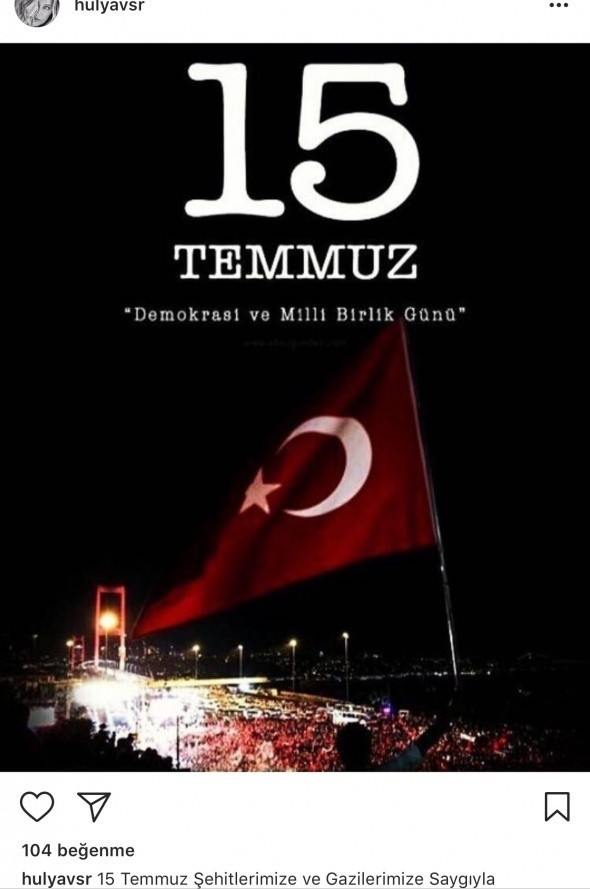 Ünlüler '15 Temmuz'u unutmadı - Resim: 11