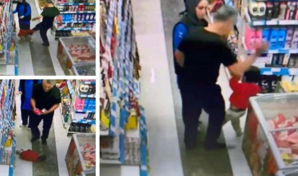 Markette oğlunu tekmeleyen babanın ifadesi ortaya çıktı - Resim: 1