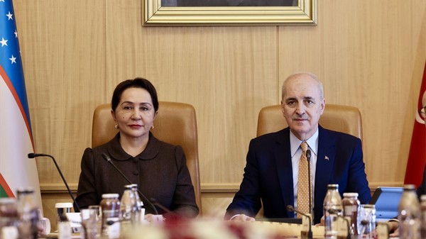 TBMM Başkanı Kurtulmuş, Özbekistan Ali Meclisi Senato Başkanı Narbayeva ile görüştü